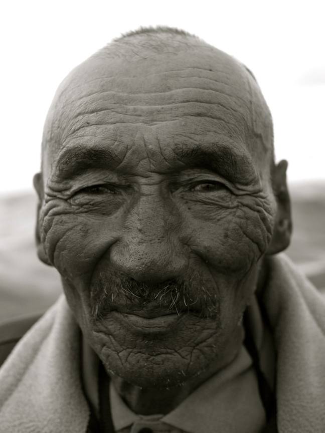 Mongolia old man