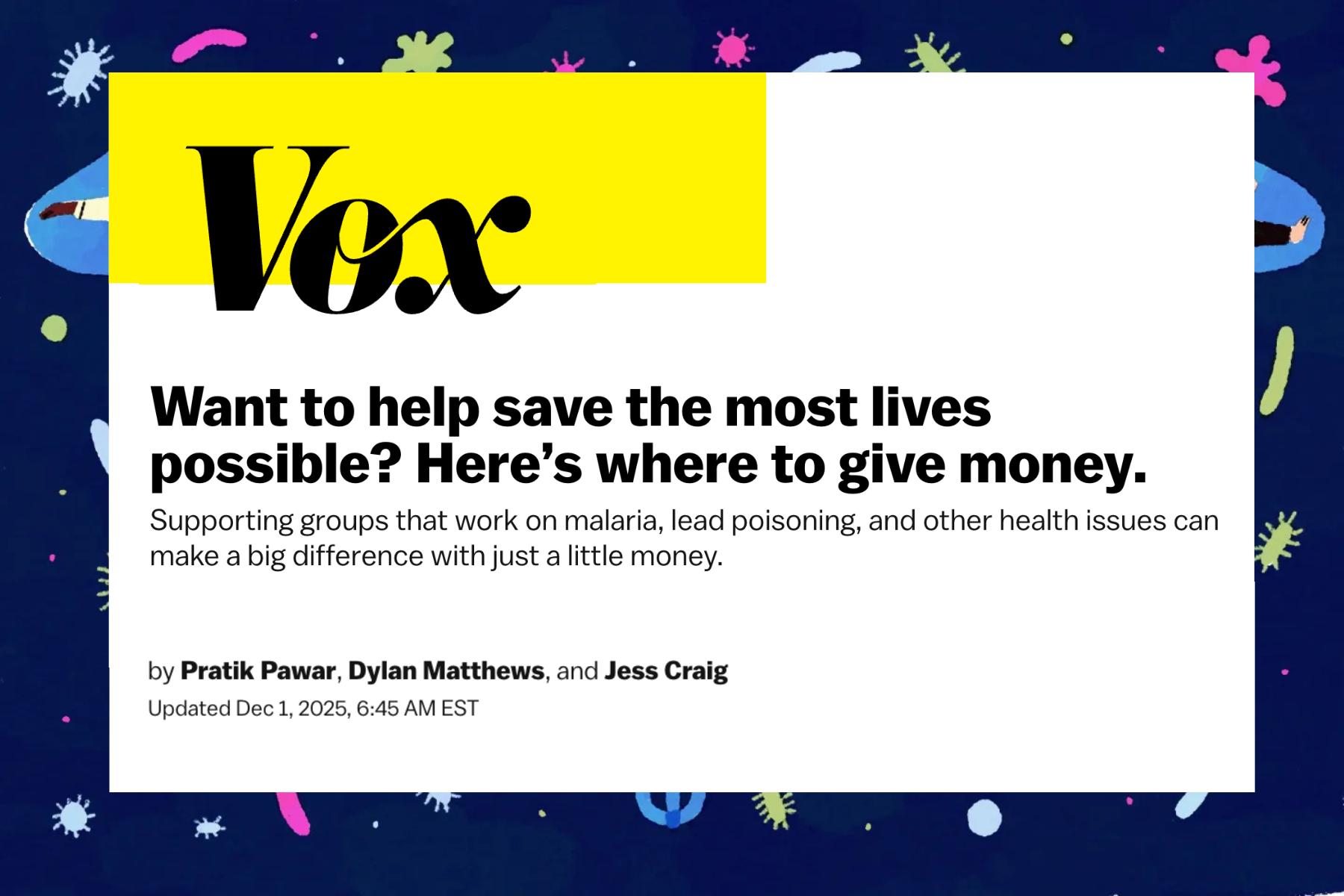 Vox homepage